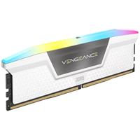 זיכרון למחשב נייח Corsair DDR5 16GB 6000 CL38 Vengeance RGB לבן