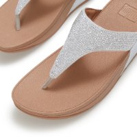 לולו טו פוסט קריסטל צבע כסוף פיטפלופ FITFLOP