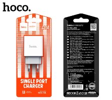 ראש טעינה HOCO C81A USB 5V/2.1A