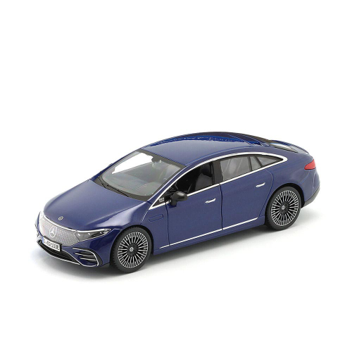 מאיסטו - מכונית מרצידס בנץ EQS כחול מטאלי 1:27 - MAISTO MERCEDES BENZ EQS 2022