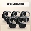 חמישה מעמדים רק - מעמד כוסות מתקפל ואוניברסלי לרכב דגם GripDrive