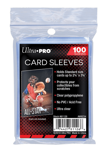 Soft Card Sleeves 100 יחידות סליבים רכים בצבע שקוף לשמירה על הקלפים