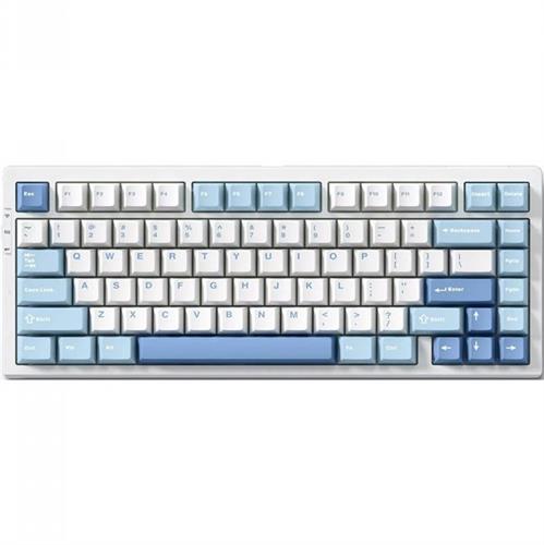 מקלדת גיימינג אלחוטית MCHOSE G75 Pro Cabbage Tofu Switch כחולה - ללא חריטה בעברית