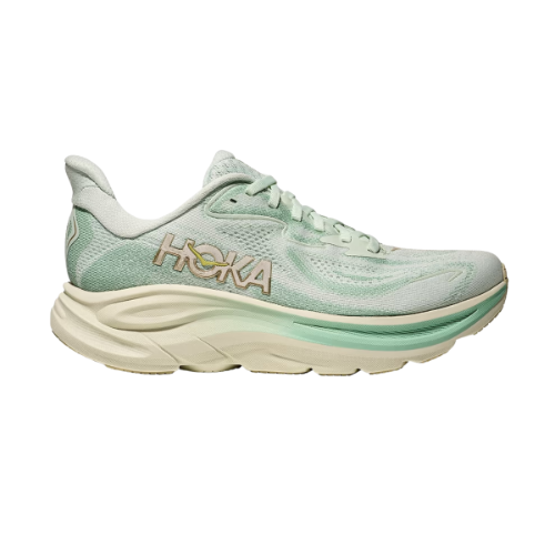HOKA CLIFTON 10 WIDE נעלי ספורט נשים הוקה קליפטון 10 רחבות בצבע זכוכית ים/ג'ייד