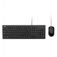 סט מקלדת ועכבר ASUS U2000 Keyboard+Mouse Set שחור