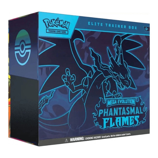 Pokemon TCG:Mega Evolution 02 Phantasmal Flames ETB  קלפי פוקימון מקוריים אליט טריינר
