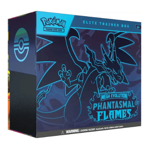 Pokemon TCG:Mega Evolution 02 Phantasmal Flames ETB  קלפי פוקימון מקוריים אליט טריינר