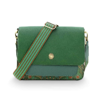 Cross Body דגם FENNA JABALI בינוני ירוק רצועה מתכווננת | 25x7x20 cm