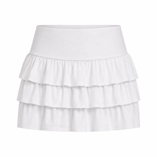 RUFFLES SKIRT- ICE