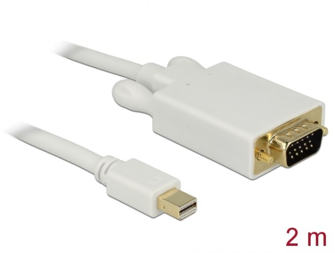 כבל מסך Delock Mini DisplayPort 1.2 to VGA Cable 2 m
