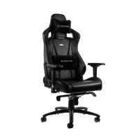 כסא גיימינג עור אמיתי Noblechairs EPIC Real Leather Gaming Chair Black 