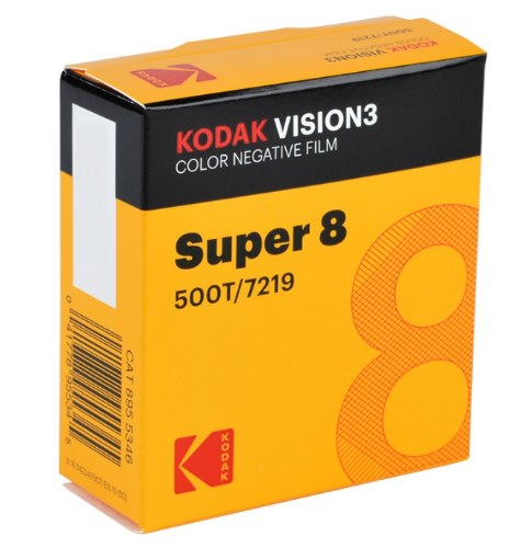 kodak VISION3 500T Color Negative Film Super 8mm סרט נגטיב צבע למסרטות סופר 8 מ"מ