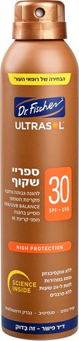 ד"ר פישר- ספריי שקוף להגנה SPF 30