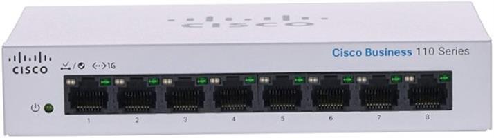 סוויץ' לא מנוהל CISCO 8 PORT 1GB Unmanaged External PSU