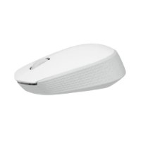 עכבר אלחוטי Logitech M171 Retail Off-White – פריט בודד בצבע אוף-ווייט ומוצג בזווית עליונה-קדמית 2 4GHz