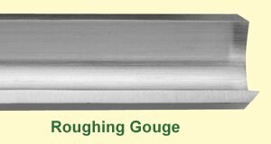 מפסלת ספינדל ראפינג גאוג' -Roughing Gouge