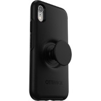 כיסוי ל IPHONE XR מבית OTTERBOX & POPSOCKET דגם SYMMETRY שחור
