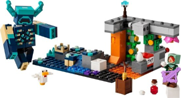 לגו מיינקראפט - היתקלות עם ווארדן -   LEGO Minecraft  The Warden Encounter 21274