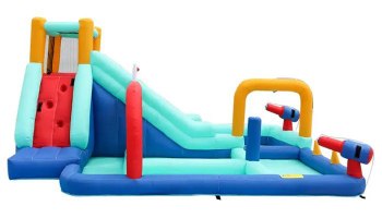 מתנפח מים עם מגלשה דו-מסלוליות W73027 מבית Doctor Dolphin