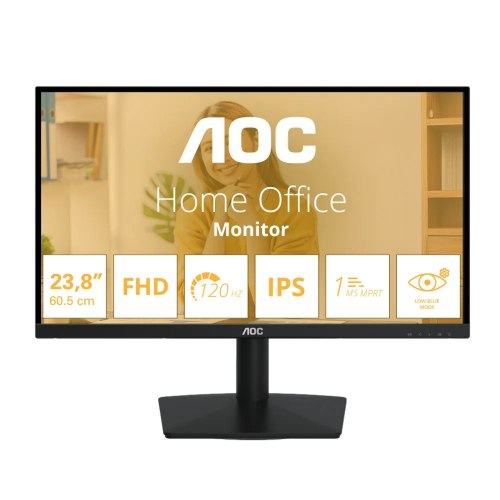 מסך מחשב אייאוסי AOC 24B15H3 בגודל 23.8 אינץ' FHD IPS 120Hz