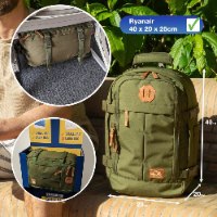 תיק גב עליה למטוס CABIN MAX METZ STOWAWAY PETROL BLUE 40x25x20