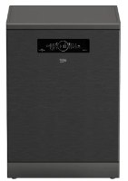 מדיח כלים רחב Beko בקו BDFN36522DQ נירוסטה מושחרת