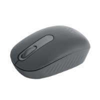 עכבר BT צבע גרפיט Logitech M196 Bluetooth – פריט בודד בצבע גרפיט עם גלגלת אפורה על רקע לבן חוטי
