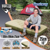 מזרן יחיד מתנפח FORTECH לשינה קמפינג ואירוח 188X99X25 סמ 69021 מבית Bestway
