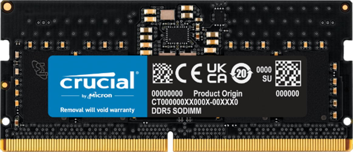 זכרון לנייד Crucial 8GB DDR5 5600MHZ C46 SODIMM