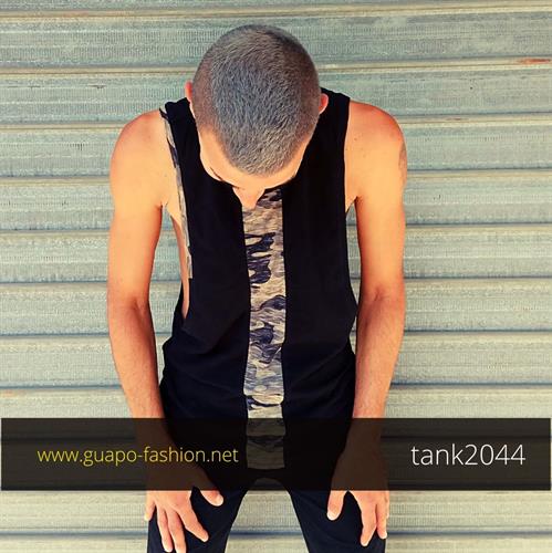 Army Style Dropped Armholes TANK TOP | item 2044 | men's fashion | sleeveless vest