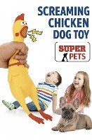 צעצוע לכלב תרנגול גדול XL מצפצף 40 ס"מ סופר פטס (המחיר ליח')