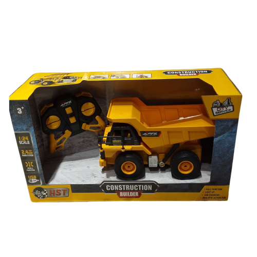 משאית 1:24 שלט 2.4G כולל טעינה - HST RC Construction Builder