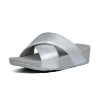 לולו קרוס סלייד סילבר פיטפלופ FITFLOP