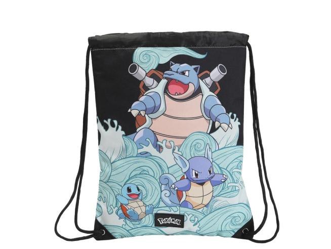 תיק שרוך פוקימון 2 תאים סקווירטל Pokemon Bag Squirtle Evolution gym bag