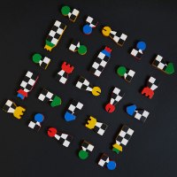 משחק שחמט מעוצב עם מגירות אחסון Chess - מארז לא מושלם