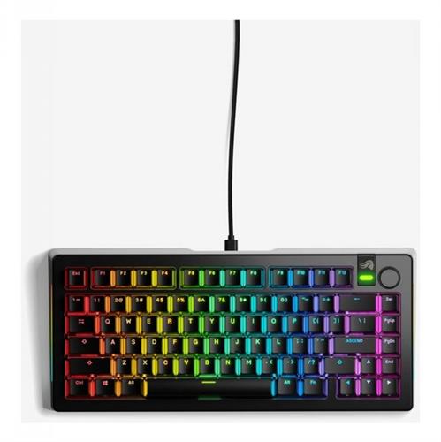 מקלדת מכאנית חוטית Glorious GMMK 3 PRO 75% Prebuilt Wired שחור