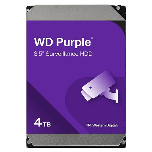 דיסק קשיח פנימי לנייח WD 4TB Purple 5400rpm 128MB 3.5