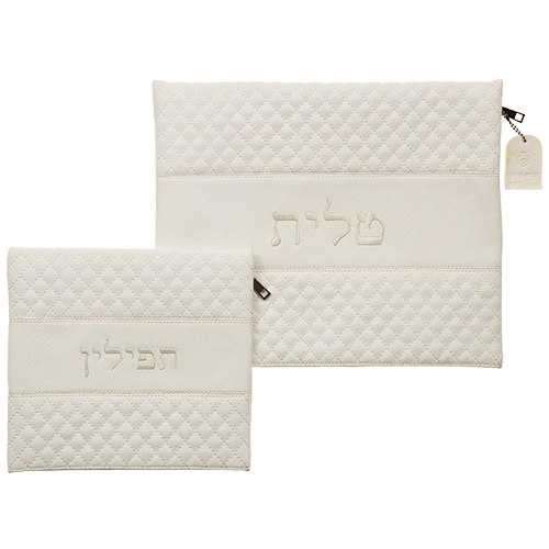 סט טלית תפילין דמוי עור