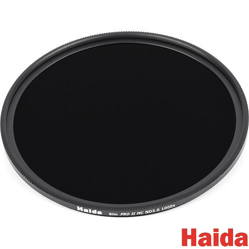 Haida Slim PROII Multi-coating ND 3.0 ( 1000x ) 43 mm פילטר 10 סטופים ND עגול גרסה דקה ציפוי איכותי