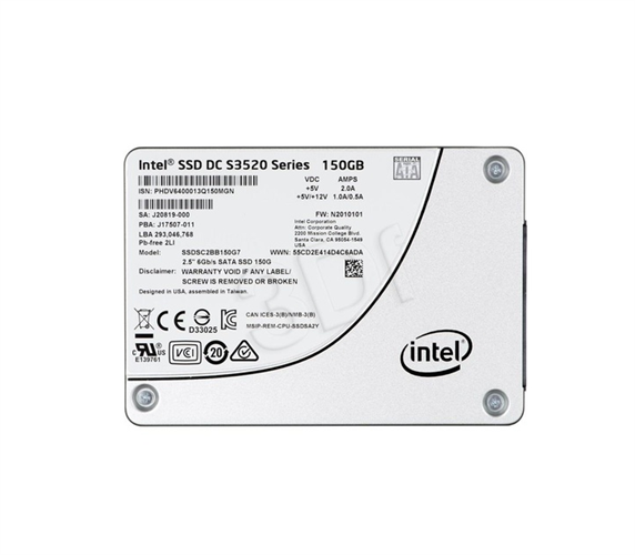 דיסק לשרת – Intel SSD DC S3520 SATA SSD 150GB