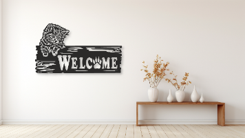 Welcome לוג עץ