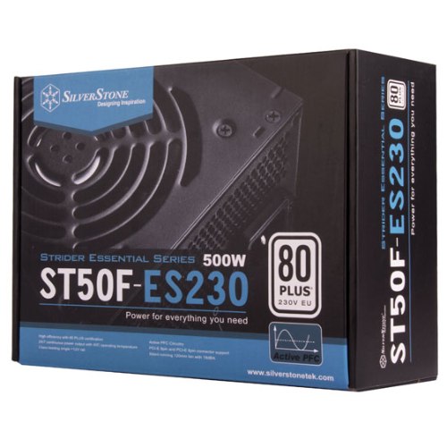 ספק כח SilverStone 500W 80Plus ST50F-ES230