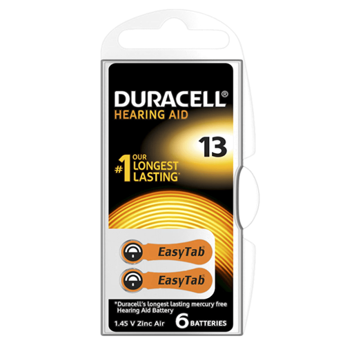 סוללה למכשירי שמיעה Duracell 13