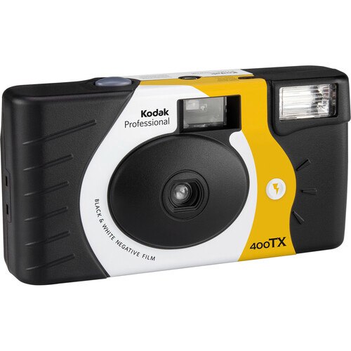 Kodak Tri-X 400 B&W Single-Use Flash Camera (27 Exposures) מצלמה חד פעמית שחור לבן 400TX   KODAK  27