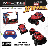 ספיידרמן - מכונית  שלט  מיקרו ספיידרמן MARVEL  Spiderman - 2.4GHz