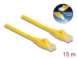 כבל רשת Delock RJ45 Cable Cat.6A U/UTP Fast Tracing 15 m