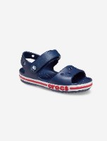 Crocs  Crocs Bayaband Sandal K - סנדלים לילדים קרוקס בצבע נייבי/אדום