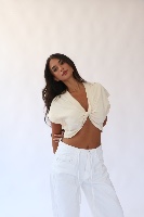 חולצת אדורה- חמאה
