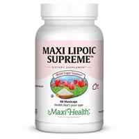 -- Maxi Lipoic Supreme™ חומצה אלפא ליפואית בתוספת כולין -- 60 כמוסות Maxi Health