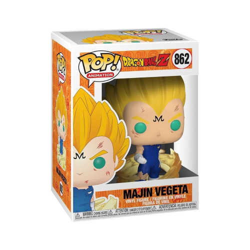 בובת פופ דרגון בול מאג'ין וג'יטה - Funko Pop! Animation: Dragonball Z Majin Vegeta #862